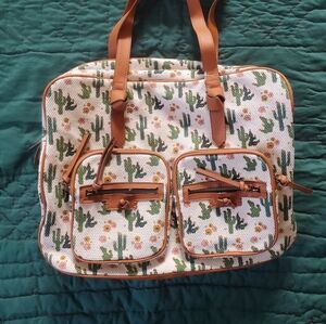 Saguaro Cactus Bag. LIKE NEW.